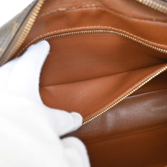 LOUIS VUITTON Trocadero 27 Shoulder Bag Monogram Leather Brown - Picture 7 of 13